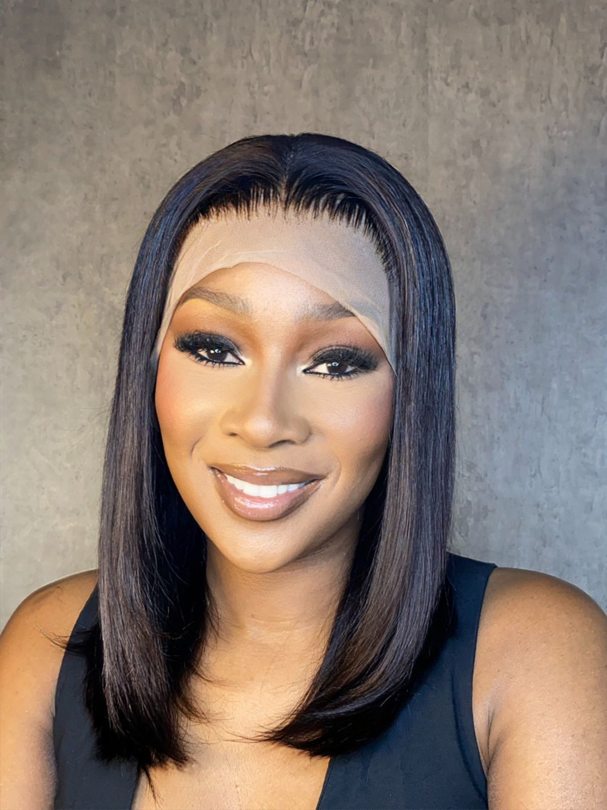 16” Frontal wig [Single drawn]